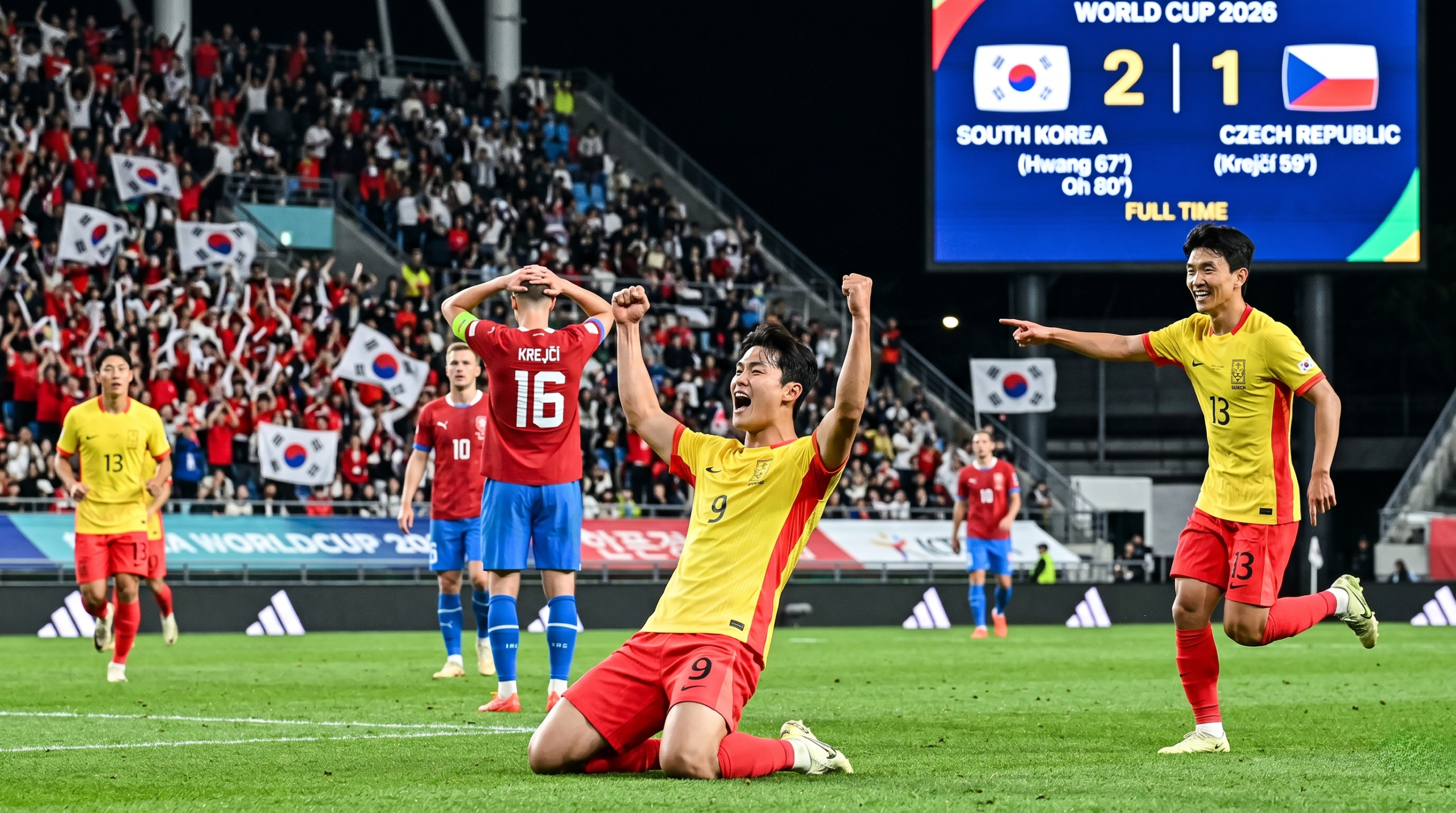 South Korea vs Czech Republic 2-1: Dramatic World Cup 2026 Comeback Win